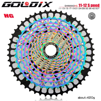 GOLDIX SHIMANO M6100 m7100 m8100 DEORE 12-rýchlosť ultralight cestnej horský bicykel zotrvačníka jeden kus časť jednoduchá inštalácia