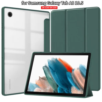 Šikovný Tablet obal pre Samsung Galaxy Tab A8 10.5 Palcový 2021 SM-X200 SM-X205 s Ceruzkou Držiak na Stojan, Puzdro