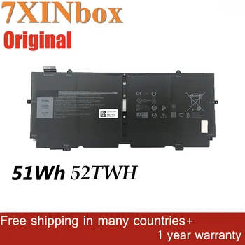 7XINbox 51Wh 7.6 V 52TWH Pôvodné Notebook Batéria Pre Dell XPS 13 7390 2v1 XPS 13 7390 2-v-1 XPS 13-7390-D1705TB Series Notebook