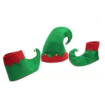Vianočné Festival Elf Topánky, Klobúk na Vianočný Večierok Darčeky pre Rodinu a Priateľov
