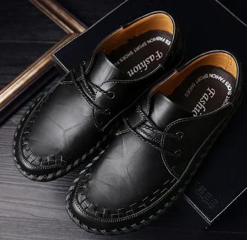 2 nové pánske topánky kórejská verzia trend ofmen je bežné topánky priedušná obuv, pánske topánky Q4M159