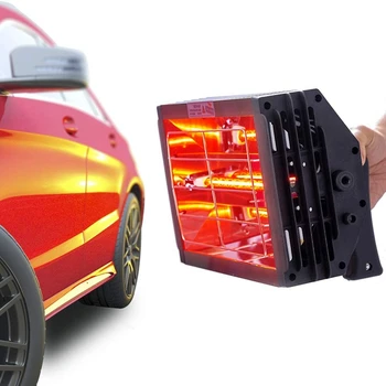 1000W Ručné Auto Sprej Paint Lampy Solárne Fólie Test Čítanie Krátkovlnné Infračervené Sušenie, Kúrenie Farba Lampa EÚ Plug