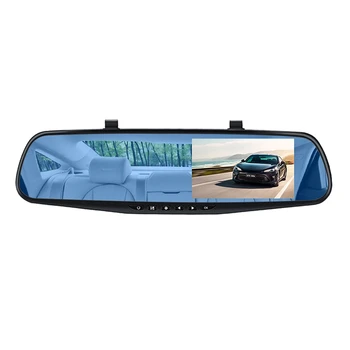 4.3 Inch Auta DVR videorekordér Dash Cam Full HD 1080P Zrkadlo Cam 170 Široký Uhol Auta Dvr Kamera parkovacia Dashcam