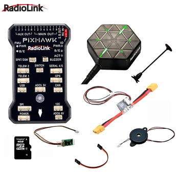 Pôvodné Radiolink PIXHAWK Letu Regulátora M8N GPS pre AT9/AT10 Diaľkové ovládanie OSD DIY RC Multicopter Drone