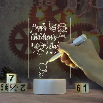 Led Dieťa Kreslenie Tablet Pre Deti Kópiu Rada Deti Hračka Maľovanie Tablet Nočné Svetlo Note Pad Deti Vzdelávania Vzdelávacie Hry