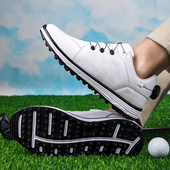 Pánske Golfové Topánky Profesionálny Golfista Školenia Tenisky Business Formálne Golfové Topánky pre Chlapcov Veľké Siz 37-47 Golf Footwears