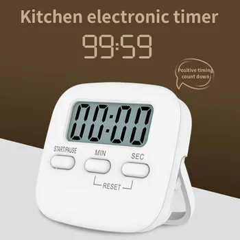 Kuchyňa Digitálny Časovač Varenie Časovač Zariadenie, LCD Displej Pečenie Štúdium Časovač Kuchyňa Gadget