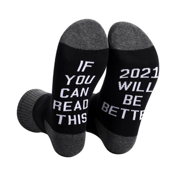 2021 Zábavné Vytlačené Unisex Uprostred Trubice Ponožky Bežné Pančuchy na Jediným Odevné Doplnky, Ponožky na Jar, Jeseň