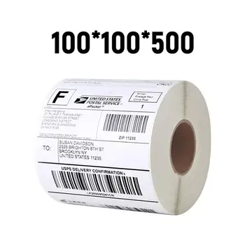 500pcs 100*100 mm Tepelná Štítky Kompatibilné dodacia Adresa, Internet, Poštovné Náhradné Štítky Dymo Labelwriter 4XL Tlačiareň