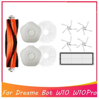 10Pcs Náhradný Diel Pre Xiao Dreame W10/W10 Pro Robot Vysávač Umývateľný Hlavné Bočné Kefa Mop Handričkou Filter