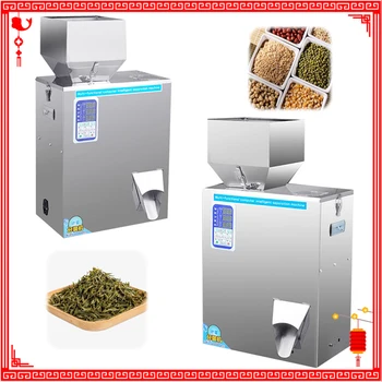 Desktop Potravín Baliaci Stroj Automatické Váženie Semená Coffee Bean Prášok Plniaci Stroj