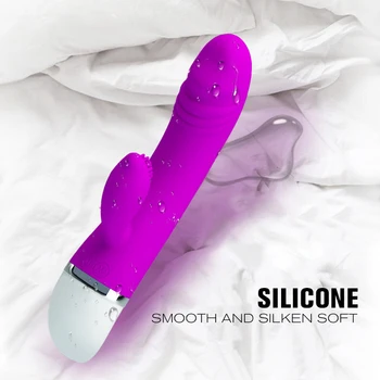30 Režimy Silikónové Rabbit Vibrátor Masér Pre Ženy, Dospelých, Erotické Sex Shop Silný Orgazmus Stimulátor Sexuálnu Hračku, Gspot Klitoris Atmosféra