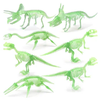 Svietiace Dinosaurus Fosílnych Kostry Dinosaurov Kosti Svietiť V Tme Fluorescenčné Kostra Dinosaura Model Halloween Darček
