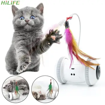 Interaktívne Mačka Naháňa Inteligentné Robotické Elektronické Pierko Teaser USB Nabíjateľné Mačiatko, Hračky pre domáce Zvieratá, Automatický Senzor Hračiek pre Mačky