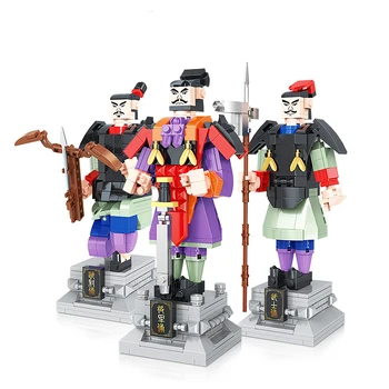 Vojenské Série Čínsky Štýl Dávnych Storočí Vojak Samurai Archer MOC Stavebné kamene, Tehly, Hračky, Darčeky