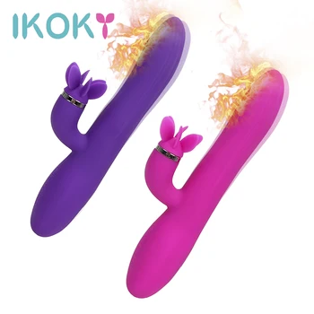 IKOKY Sexuálne Hračky pre Ženy Stimulátor Klitorisu 12 Režime Silikónový Vibrátor Vaginálne Masér Dospelých Produkty