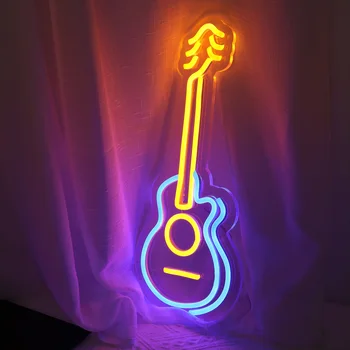 gitara neónové svetlá, led neónový nápis, led, neónové rada,flexibilné led neon,umelú neon