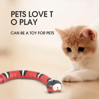 Smart Snímanie Had Mačky, Hračky, Elektrické Interaktívne Hračky pre Mačky USB Nabíjanie Mačka Príslušenstvo pre domáce Psy Hru Hrať Deti Zábavné