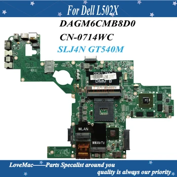 Vysoká kvalita CN-0714WC 714WC PRE DELL XPS L502X Notebook Doske DAGM6CMB8D0 SLJ4N HM67 GT540M/2GB 100% dobre práce