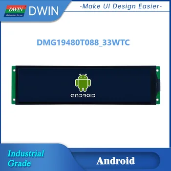 DWIN 8.88 Palcový 1920*480 IPS-TFT LCD Modul Dlhé Pásy RK3288 Android Inteligentný Displej Podpora LVDS a RS485 Komunikácia