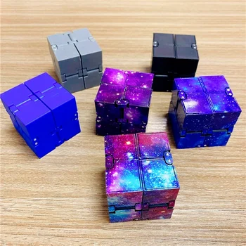 Infinity Kocka Kamufláž Hviezdne Nebo Infinity Flip Magic Cube Pre Chidlren Dospelých Dekompresný Námestie Puzzle Odbúranie Stresu Hračky