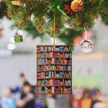 Kniha Milenca Námestie Regálové Prívesok, Vianočné Ozdoby, Vianočné Dekorácie Položiek Darčekové Dekorácie Strom E9A5