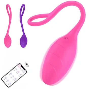 Bezdrôtový Bluetooth G-Spot Vibrátor, Dildo pre Ženy APLIKÁCIU Diaľkové Ovládanie Nosenie Vibračné Vajíčko Klitoris Ženské Nohavičky Sexuálne Hračky Pre Dospelých