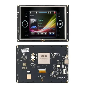 SCBRHMI 8 Palcový Farebný LCD Displej HMI Odporový Dotykový Displej Zabudovaný V RTC S RS232 Port na Pc